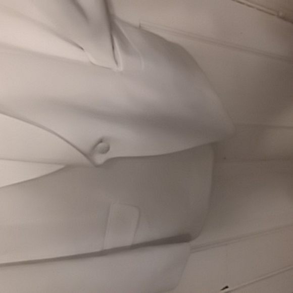 White first nighter dinner jacket all white no stains wore once - Picture 3 of 4